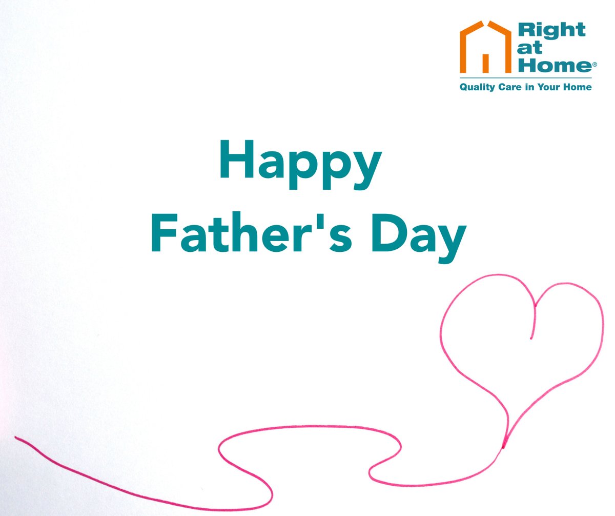 Happy Father's Day from all of us at Right at Home! #FathersDay