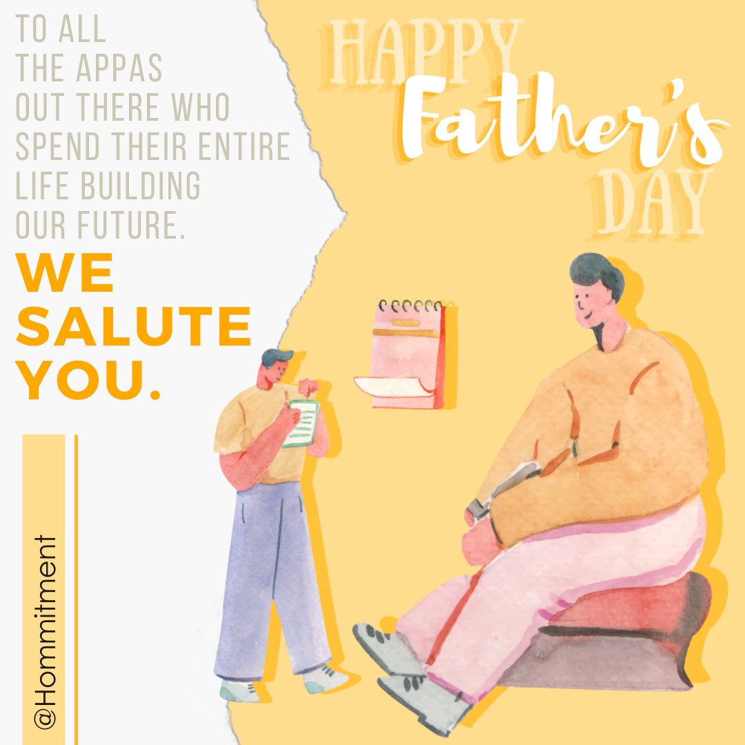 hommitment's tweet photo. Let's celebrate this day to honour #fathers for their #hardwork and sacrifices they make for their children and the role they play as protectors and healers of the family 🙌 ✨@hommitment wishes a very #HappyFathersDay 💖 to all the strong men. 😊 https://t.co/wv6Zq5Rfmd