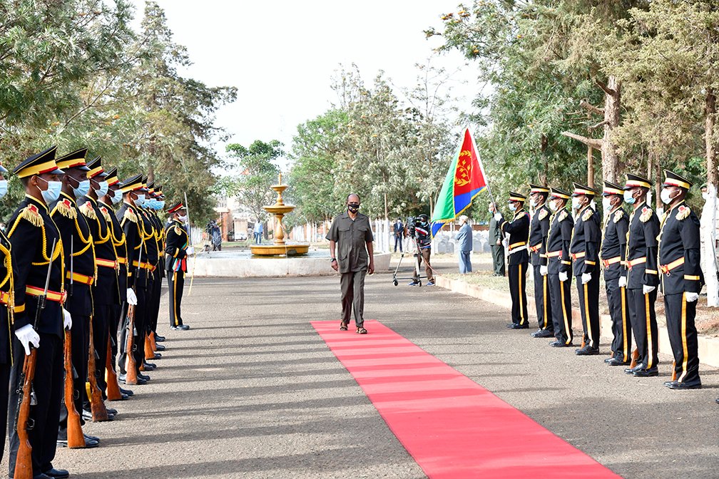hawelti's tweet photo. President Isaias Afwerki laid a wreath at Asmara's Patriots Cemetery in the early morning hours today in Commemoration of Martyrs Day &amp; in tribute to Eritrea's best sons and daughters who paid the ultimate price to assert and defend Eritrea's national independence and sovereignty https://t.co/wCyaQOamDq