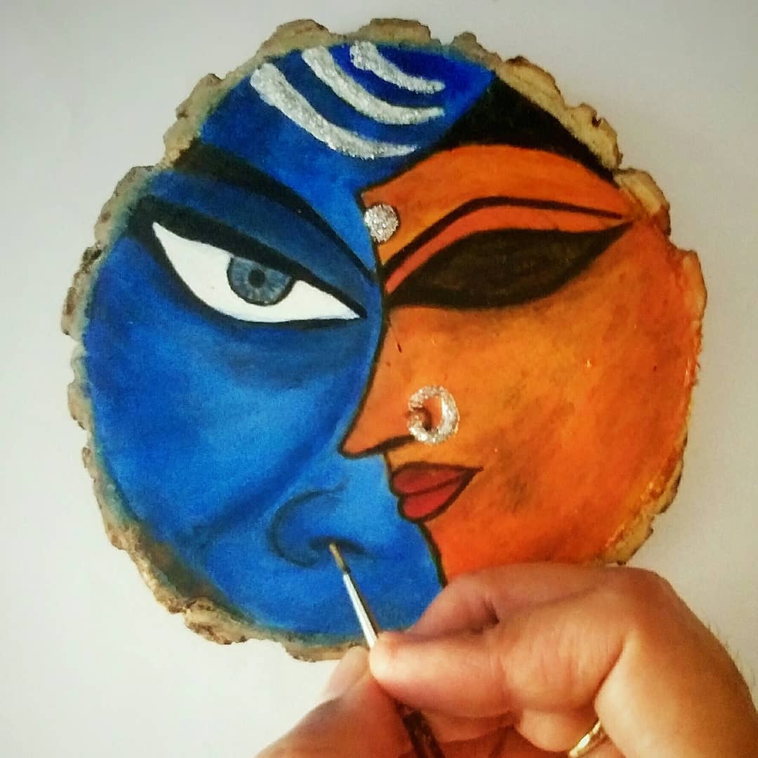 PankajRaina2020's tweet photo. "Happy Father's Day"

Shiv Shakti- "The father of whole Universe "
Work on wood coaster 🤘
#HappyFathersDay #HappyFathersDay2021 #universalfather #lordshiva #shivshakti #art #artist @kp_global @all_samaj @kp_startups @KoshurRaag @Kporgall https://t.co/XjeYbrL0rx