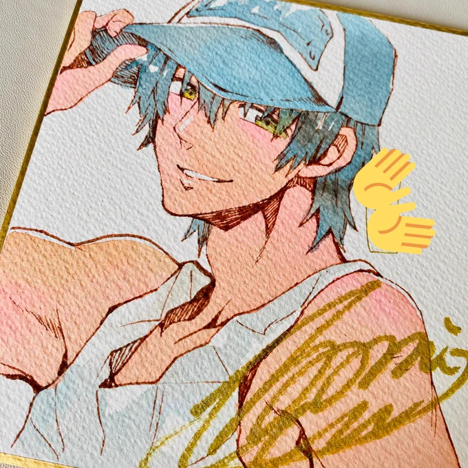 少し前に描いたファンレターのお返事色紙✍️
いろんな作品を描いているので、いろんなご感想がいただけて嬉しいです😊 