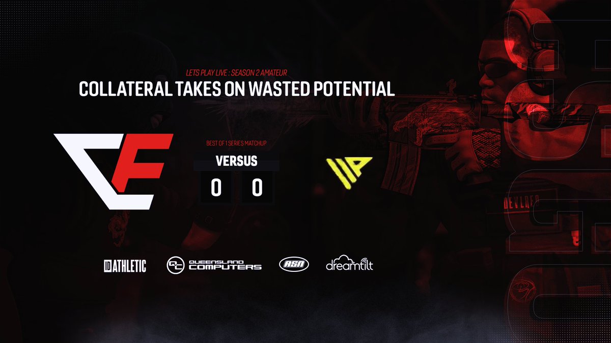 CollateralORG's tweet image. Tonight we have our new @CSGO team taking their debut in the @LPL_CS Amateur Cup against #WastedPotential 

7PM AEST Casted by Powerbrick!

You can find the stream here -&amp;gt; twitch.tv/powerbrick

#LPLCSGO #CESCSGO #Streamer #Twitch