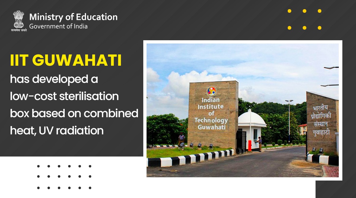 EduMinOfIndia's tweet image. Researchers at @IITGuwahati have developed a low-cost sterilisation box to kill pathogens on surfaces and in cores by use of combined heat and UV radiation. This can be used to disinfect small household items such as masks, wallets, keys, etc.

bit.ly/IITG-sterilisa…