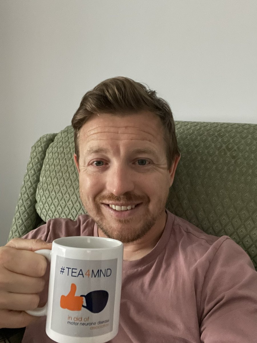 A morning mug of #Tea4MND to start off Fathers Day! Raising a mug to all those who are without their dads today due to #MND.