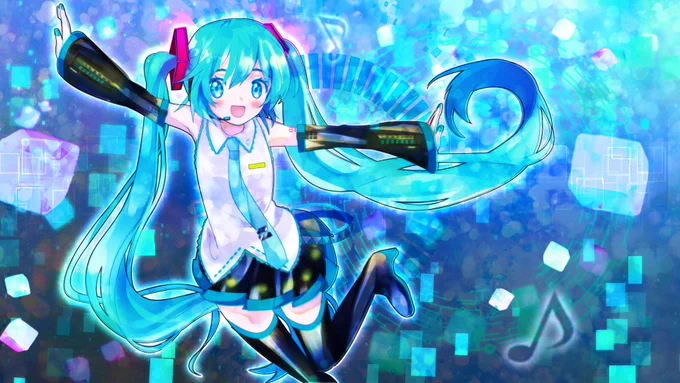 今年載せたイラストでお気に入りを選んでみました。7〜12月もたくさん描きたいです。
#初音ミク 