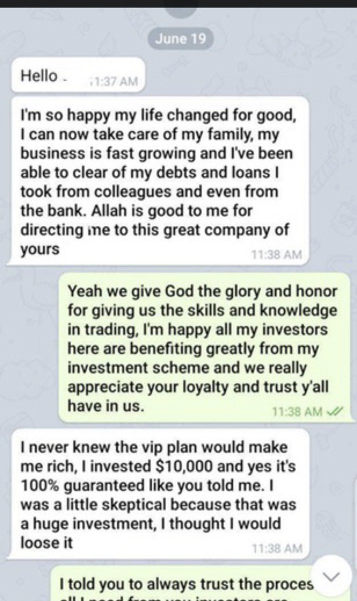 bitcoin_paris_'s tweet photo. #scammer update. 

After I asked him for an official contact he came back with this !! 

He attached screenshots from his “millionaire guy” he made rich and now he has a new car 🤣🤣

Still no contract though. 

#btc #scammers https://t.co/Vd80xcPhWq