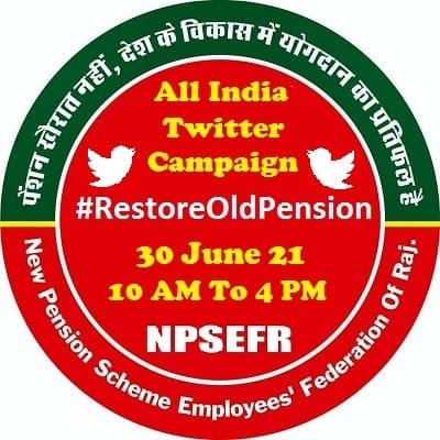 babludddon's tweet photo. @NPSEFR 🇮🇳 30 June 21
10AM To 4PM
All India Twitter Campaign
#RestoreOldPension 🌱 https://t.co/EEsahlxQK6 https://t.co/6isXB55R82