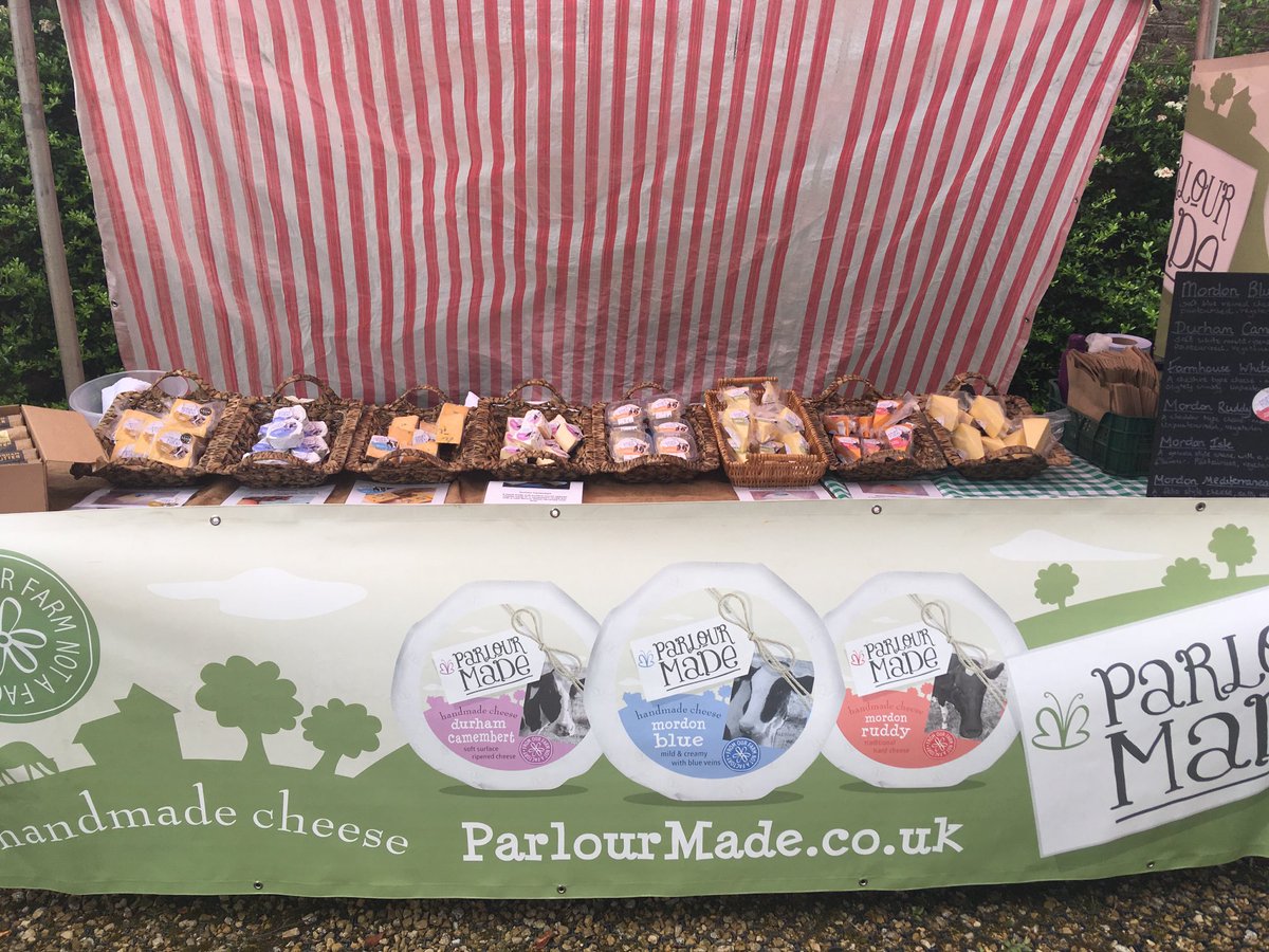 It’s ⁦⁦<a href="/NorthernDalesFM/">NDFM</a>⁩ at the beautiful gardens ⁦<a href="/WynyardHall/">Wynyard Hall</a>⁩ today 9-2,come along and see us all,we have 7 different cheeses 🧀 and Durham butter 🧈,there’s also lots of others fabulous local food and drink 🥓🍷🍪🥤⁦<a href="/Hattie_Peacock/">Parlour Made</a>⁩ ⁦<a href="/HallEmbleton/">Embleton Hall Dairies</a>⁩