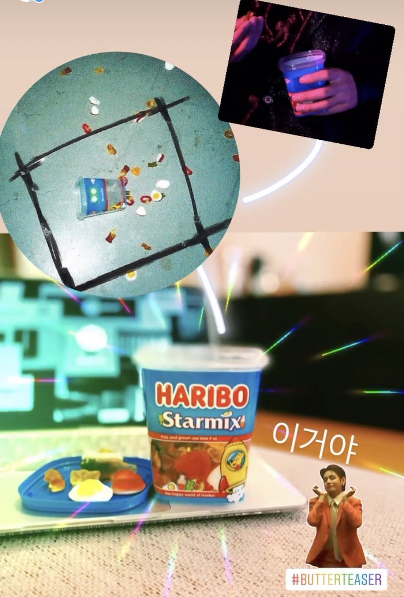 honeyandtweet's tweet photo. 灯台下暗しを実感した一件。
※HARIBOのstarmixが職場の下のコンビニで売ってる件(しかも袋じゃなくてカップで)
#butterteaser #BTS_Butter https://t.co/K5q8rszexL