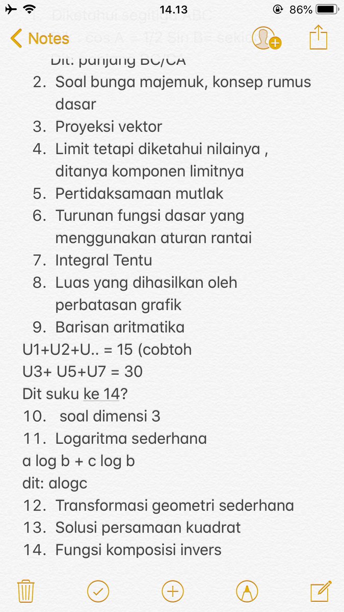 tasya7191's tweet photo. 🩺💉SOAL ASLI UTBK MATEMATIKA
GELOMBANG 1 HARI PERTAMA SESI PERTAMA ( 12 APRIL)

ini soal pure aku inget2 dan Halal soalnya aku tipe2 orang yang kalau udah ujian suka ngebahas , dari jaman sekolah kaya gitu.
Aku UTBK sesi pertama hari pertama ya genks jadi ini soal pure inget! https://t.co/mHxm8Ou7HO