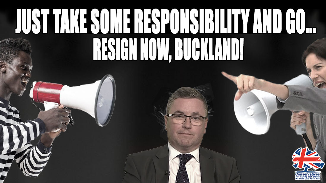 When you're incompetence affects some the country's most vulnerable people and all you can say is 'I'll try harder' - then it is time for you to take responsibility and hand in your resignation. Justice Secretary Robert Buckland MUST GO! #marr #ridge