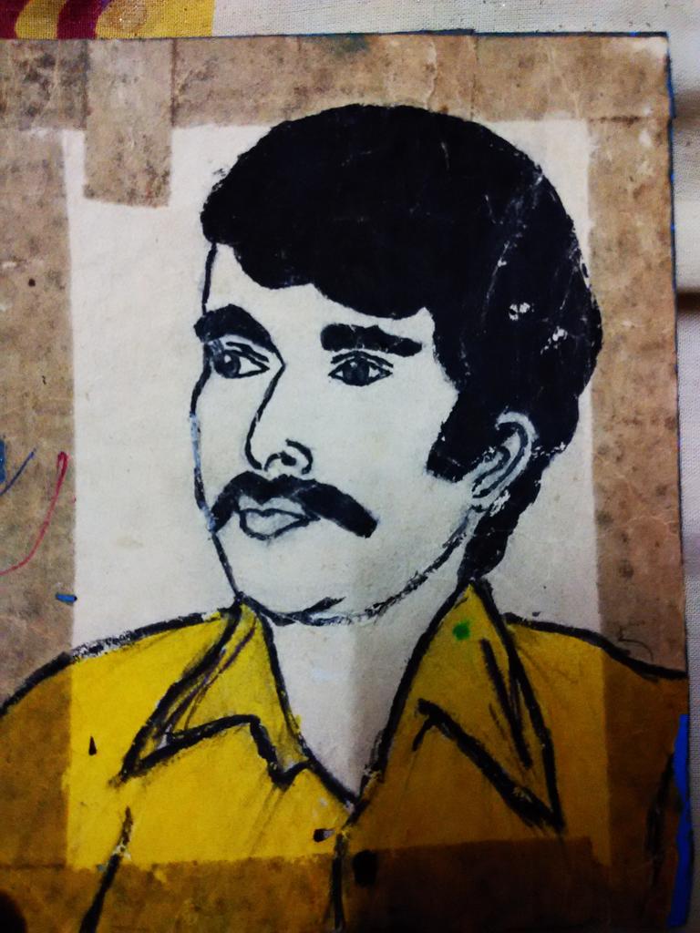 opsimath6's tweet image. Sketched this when I was about 11 yrs old, this fragile piece of paper has outlived him by so many years,such is life! #FathersDay