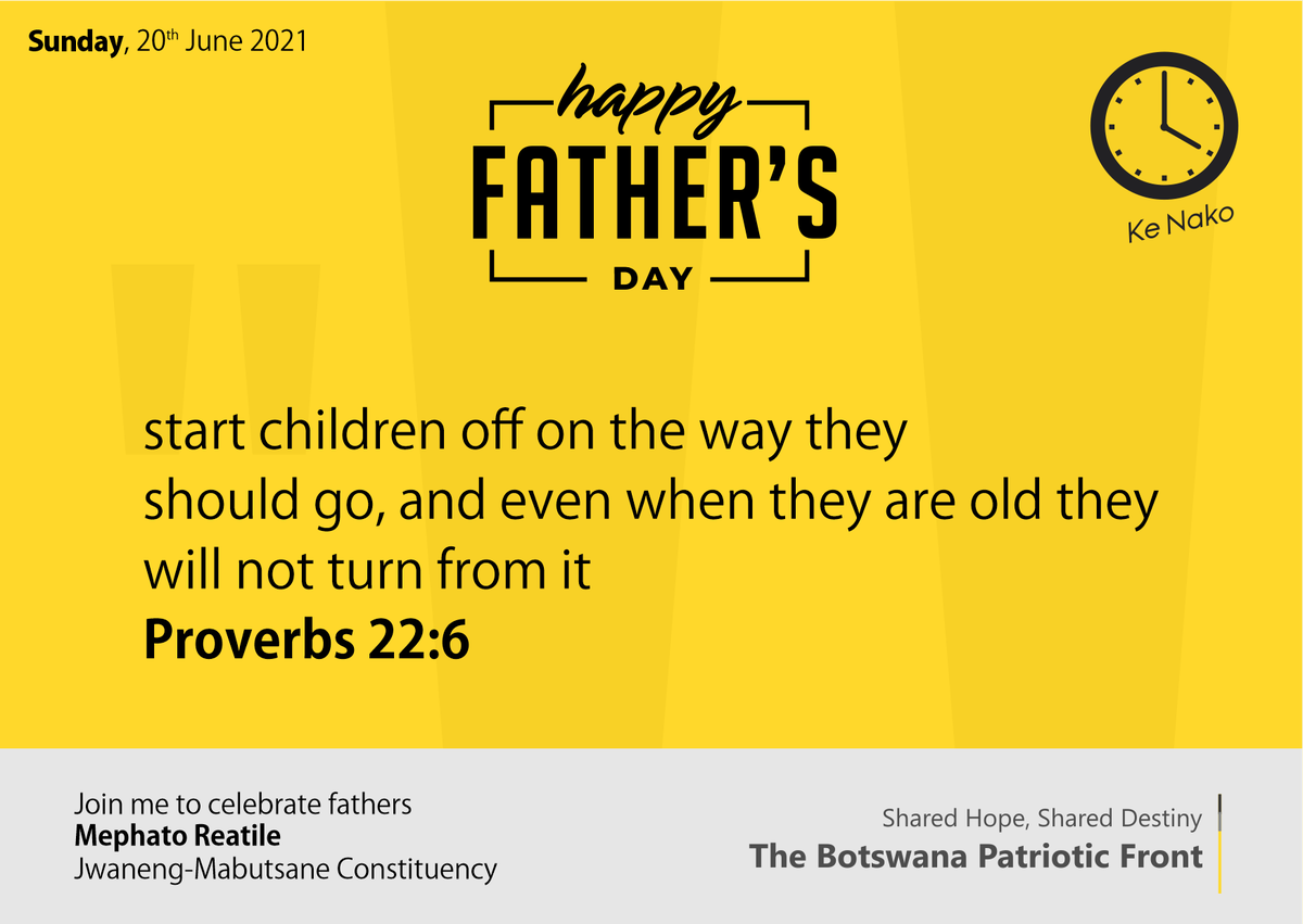#FathersDay is a celebration honoring fathers and celebrating fatherhood, paternal bonds, and the influence of fathers in society. It was first proposed by Sonora of Spokane, Washington in 1909. It is currently celebrated in the United States annually on the third Sunday in June