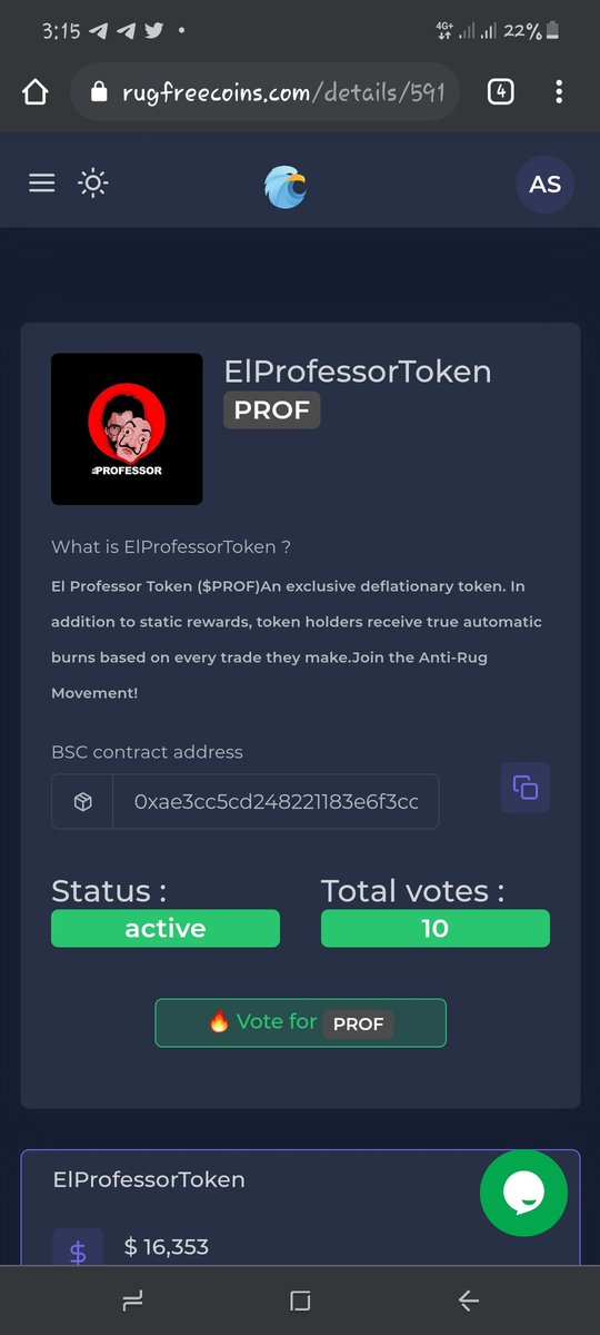 ProfessorToken tweet picture