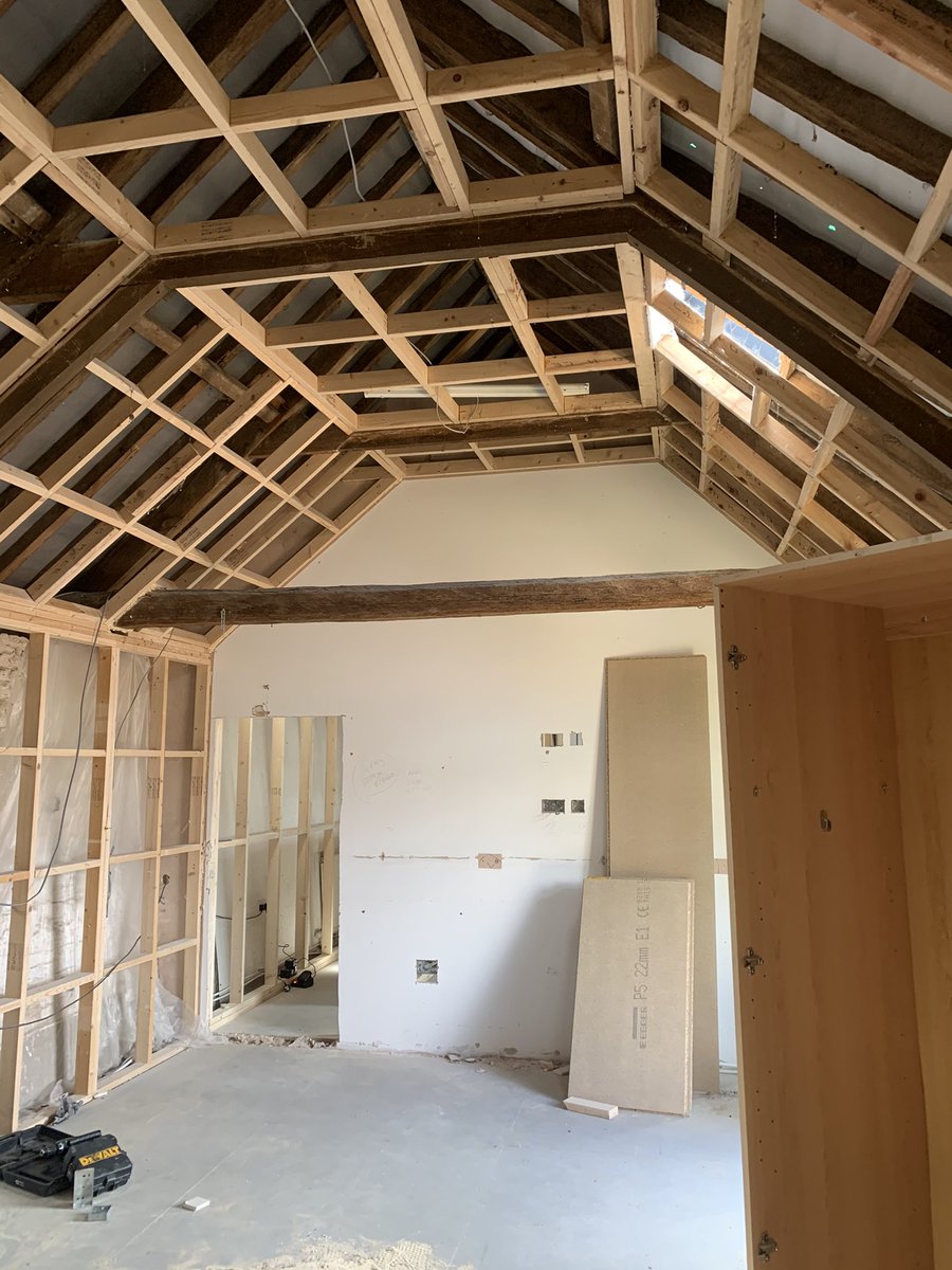 wire_services's tweet image. Barn Conversion up and running