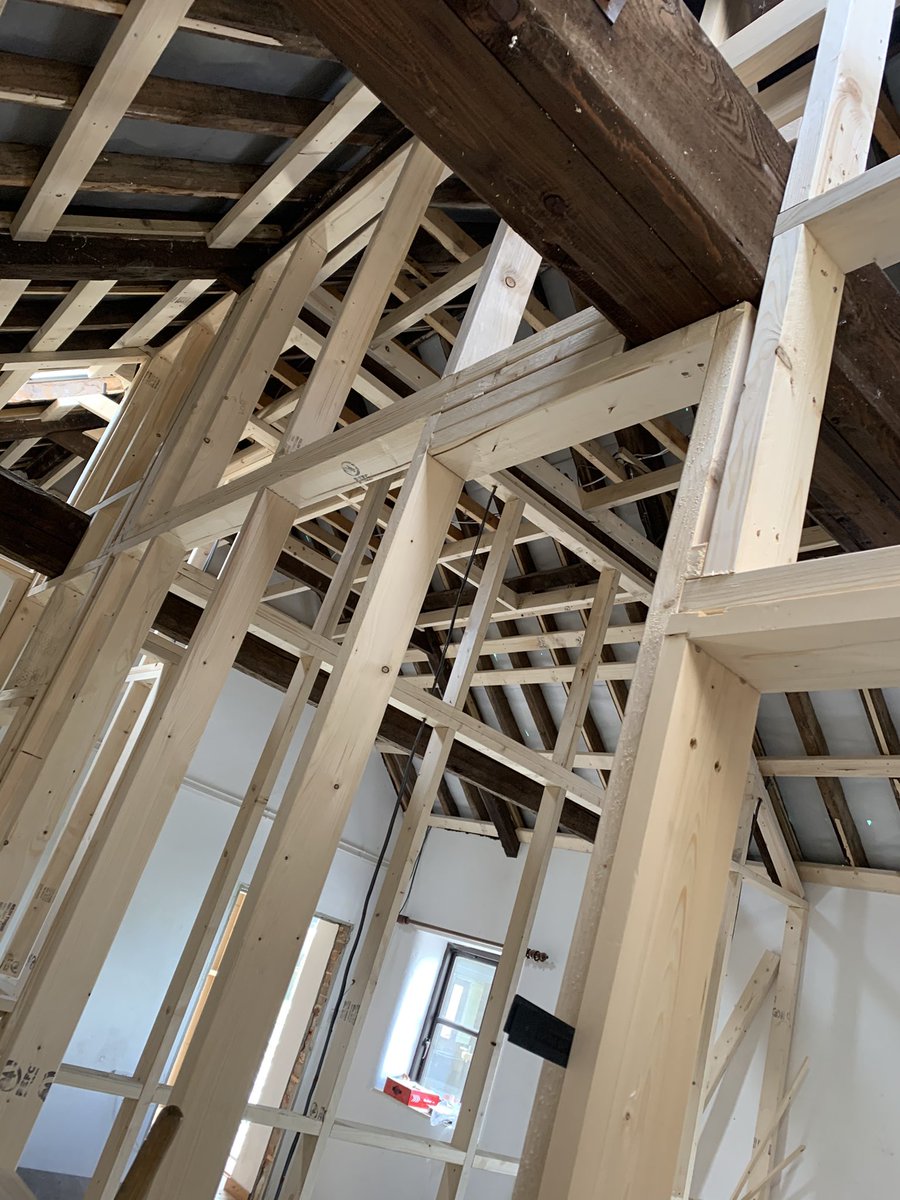 wire_services's tweet image. Barn Conversion up and running
