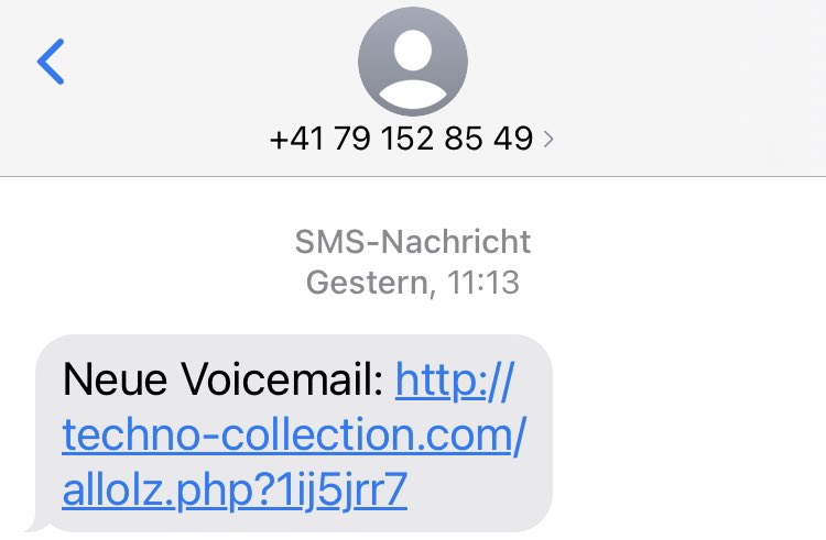 kuenzler's tweet image. #Phishing mit SMS-Wegwerfnummern hat scheinbar derzeit Konjunktur 🤬🤮