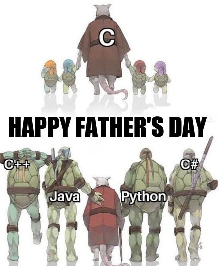 Happy Father's Day! 😊😉

#FathersDay  #fathersday2020 #100DaysOfCode #ProgrammingHumor #C #Java #Python #code