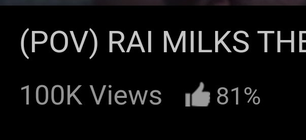 NEW VIDEO JUST HIT 100K VIEWS! Thank you all &hearts;️ https://t.co/8X4YVYoXs0