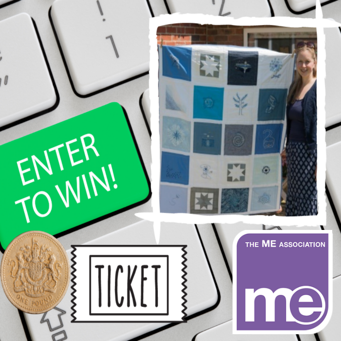 MEAssociation's tweet photo. RAFFLE ENTER TODAY! - The Great Big Quilt Raffle 2021 starts at 9am until 9pm. @Fi_Symington

Don't miss out! Buy your ticket/s via this Just Giving page:

https://t.co/HTTx3yTcFX

FB Event page: https://t.co/6JLyVcRXDk

#pwME #MECFS #MyalgicE #MEAssociation #Fundraising https://t.co/Jp5pC1TTOI