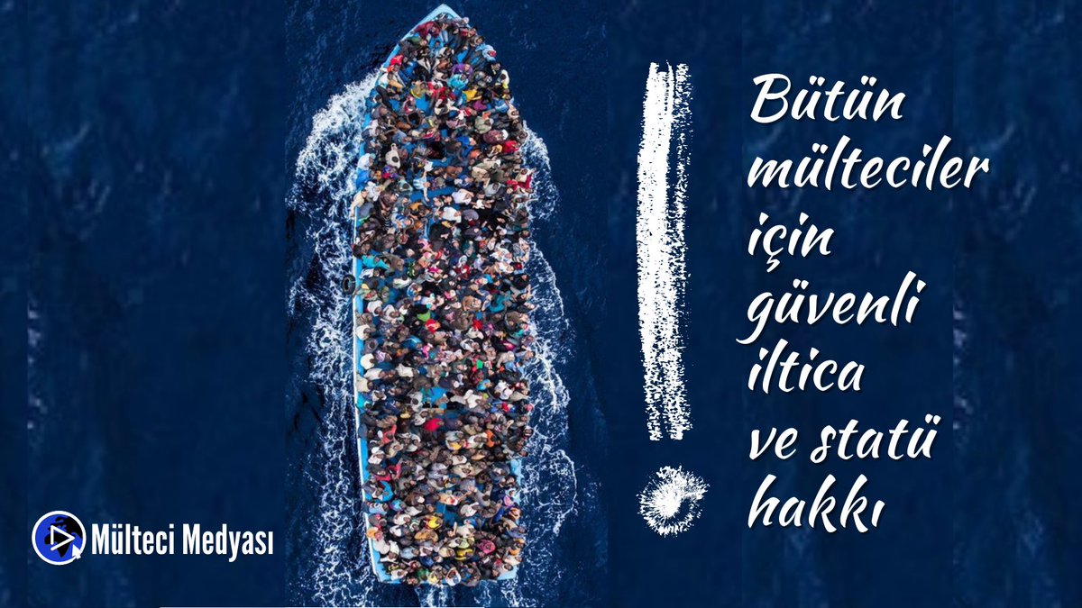 Bütün mülteciler için güvenli iltica ve statü hakkı!

#DünyaMültecilerGünü
#WorldRefugeeDay 
#refugees #muelteci 
#stoppushbacks #WithRefugees 
#mültecihakları 
#StopPushbacks