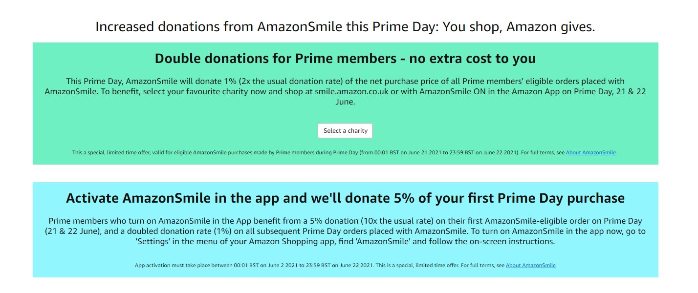Kaypowxd Remember To Use T Co Y33jlilbqv Or Com Etc Tomorrow If You Grab Any Primeday Bargains Free Bonus Donations To Your Chosen Charity My Choices Are Specialeffect Battersea