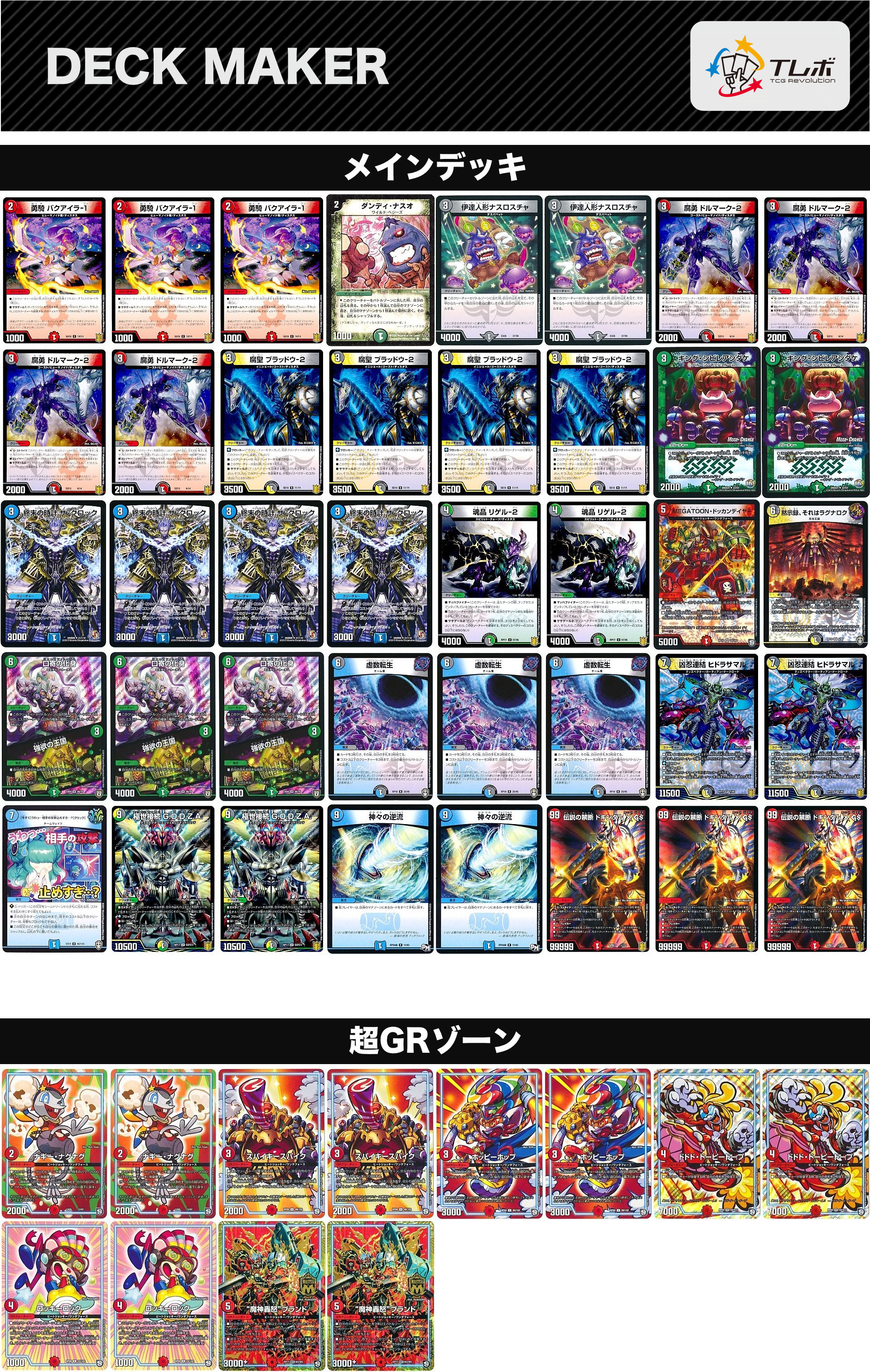 Lapis Dm見習い G O D Z Aと虚数転生でクロックを何度も蘇生したり ドルマーク2とヒドラサマルでスレイヤーブロッカーになったりと 結構コンボまで耐久できるかも Twitter