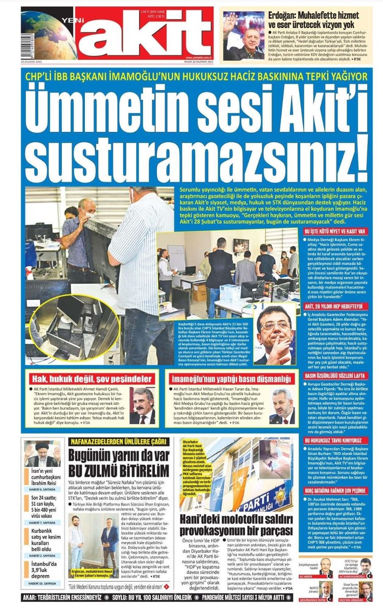 Hangi ümmetin sesisin Akit? Arapça yaz da anlasınlar 😏

 #LannnBırak
