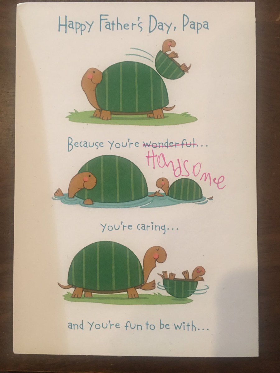 When my wife said our daughter edited the card.... there was cause for concern. Very pleasantly surprised!!