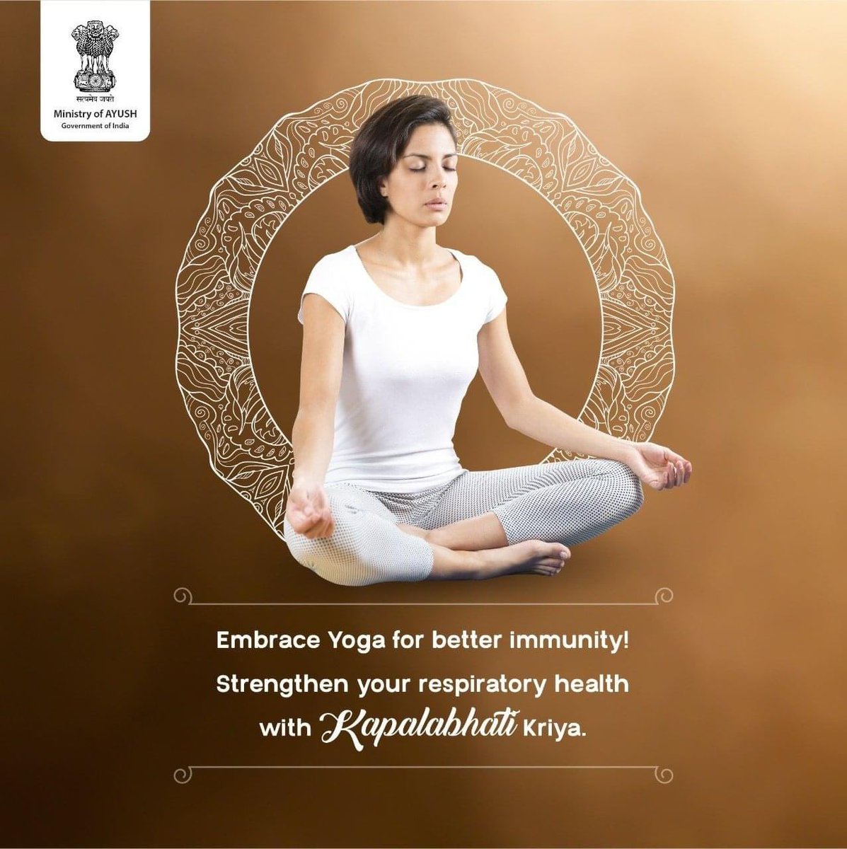 The COVID-19 pandemic has reminded us of the importance of a healthy respiratory system. Kapalabhati is the best practice to improve your breathing and clear any blockages. Practice it daily to strengthen your respiratory health.

#YogaWithWellness #IDY #IDY2021