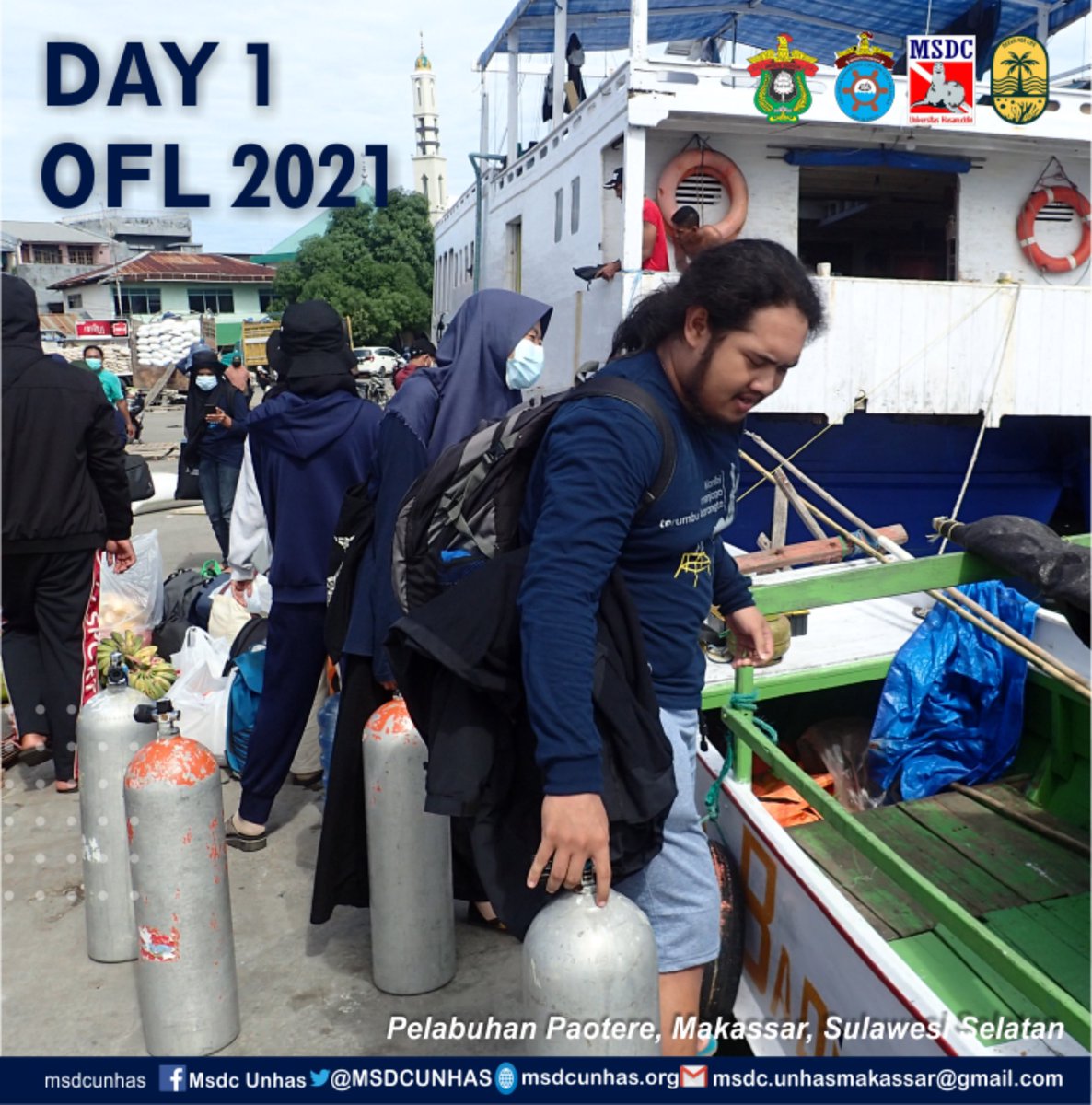MSDCUNHAS's tweet image. [Dokumentasi Day 1]

Pada Hari rabu 16 Juni 2021, Tim pendata OFL berangkat ke pulau badi dan melakukan pendataan mptk pada hari pertama kegiatan.
.
.
.
#oceanforlife
#msdcunhas #neverdivealone 
#jalesvevajayamahe #marinescienceunhas
#waspadadiraanuraga #universitashasanuddin