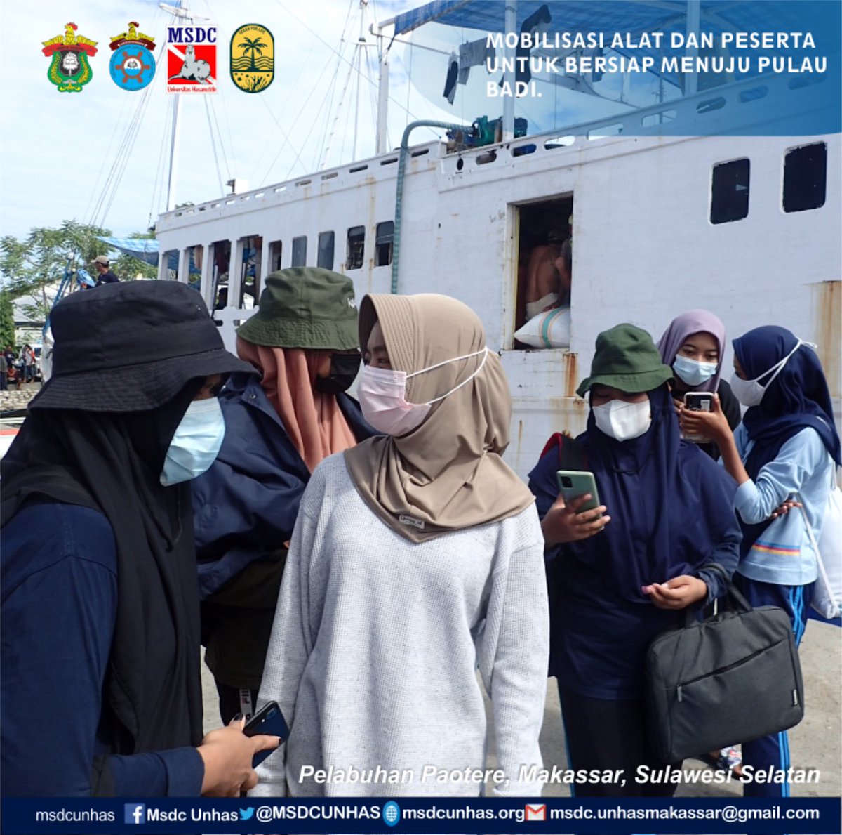 MSDCUNHAS's tweet image. [Dokumentasi Day 1]

Pada Hari rabu 16 Juni 2021, Tim pendata OFL berangkat ke pulau badi dan melakukan pendataan mptk pada hari pertama kegiatan.
.
.
.
#oceanforlife
#msdcunhas #neverdivealone 
#jalesvevajayamahe #marinescienceunhas
#waspadadiraanuraga #universitashasanuddin