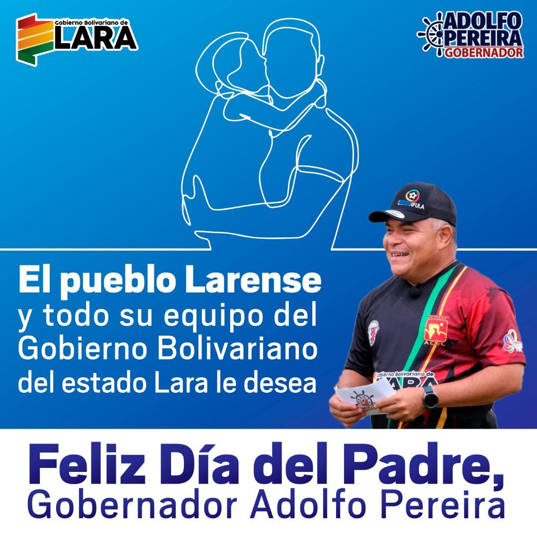 Feliz día del Padre. Gracias por tanto! <a href="/chavezcandanga/">Hugo Chávez Frías</a> <a href="/NicolasMaduro/">Nicolás Maduro</a> <a href="/dcabellor/">Diosdado Cabello R</a> <a href="/AdolfoP_Oficial/">Adolfo Pereira Gobernador</a> <a href="/FUNDELA_LARA/">FUNDELA</a> <a href="/ParqueBararida/">Parque Zoológico y Botánico Bararida</a> <a href="/iabpcpiotamayo/">Biblioteca Pío Tamayo</a> <a href="/Conser_VES/">Conservatorio Vicente Emilio Sojo</a> <a href="/ConculturaLara/">Concultura</a> <a href="/serdinfula/">@serdinfula</a> @Idelaraoficial <a href="/Fundaescolar_/">FUNDAESCOLAR</a> @efggpplara <a href="/juares_teatro/">Teatro Juares</a> @ZELara2019