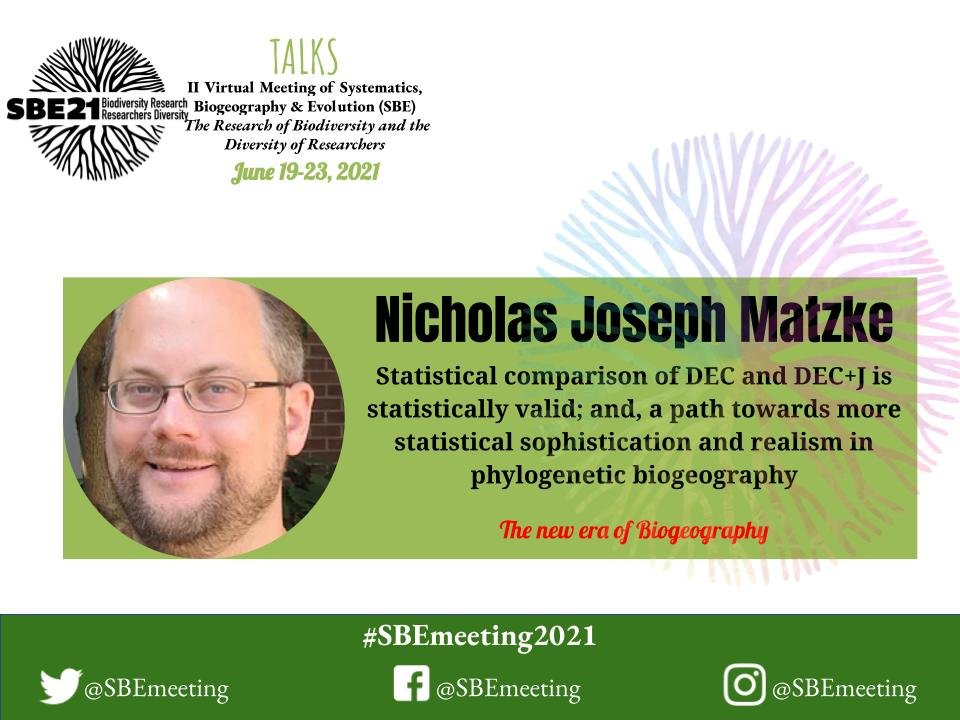 SBEmeeting's tweet photo. Dr. Nicholas Matzke @NickJMatzke https://t.co/cPA1QhBEJq