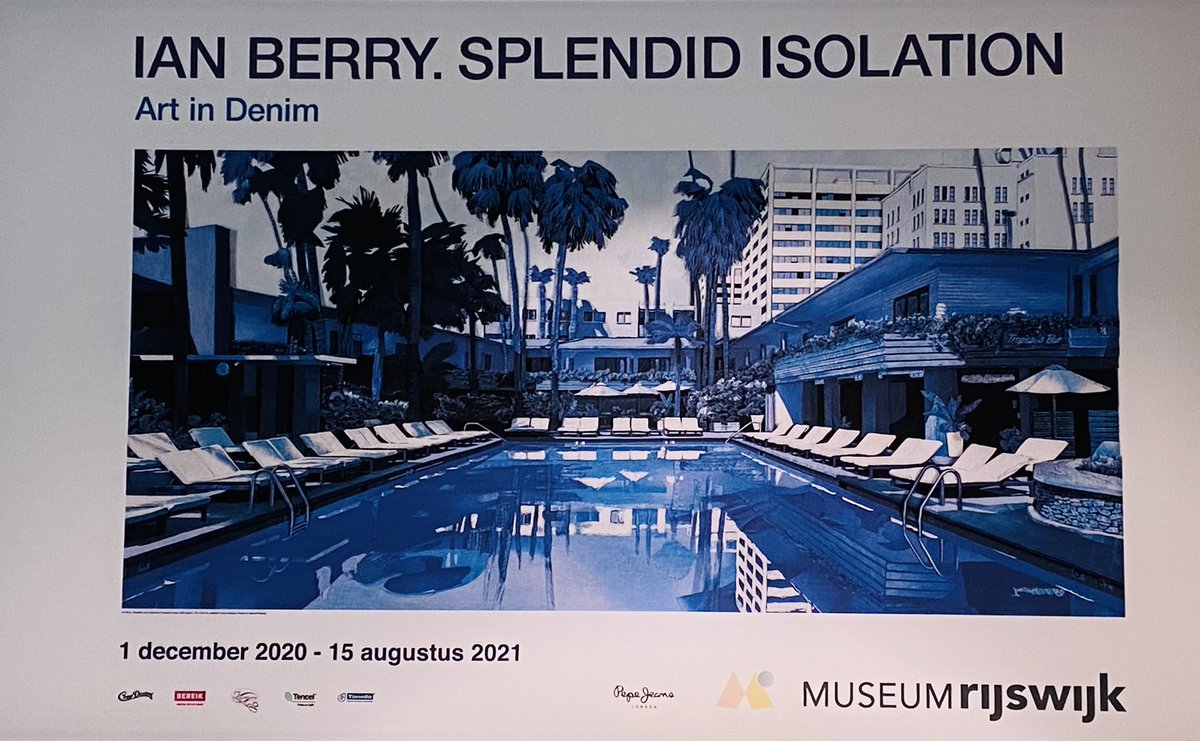 degrommende's tweet photo. TV reclame werkt,gisterenavond op de buis. 
Net bezoek gebracht aan @MuseumRijswijk  tentoonstelling van kunstenaar @ianberry_art “Splendid isolation” Art in Denim.
Verbluffend wat je met denim/jeans kan creëren. 
Mooie actie ook #iclapfor  👏🏼👏🏼👏🏼 https://t.co/tkb0w7Wi2L