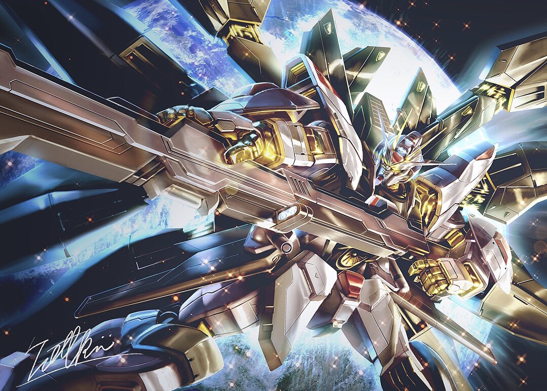 トッティー ガンダム界隈は閃ハサ一色ですが ストライクフリーダムを描きました ガンダムseed ガンダムseeddestiny ストライクフリーダム T Co 5rl08gy3mb Twitter