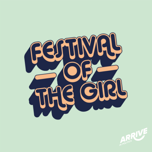 arrivepolitics's tweet photo. Arrive in Politics is excited to be partnering with Festival of The Girl to show young girls that women can take the lead and, most importantly, that there is a space for them in politics.  
 
#arriveinpolitics #womeninpolitics #shestands #fastforward15 https://t.co/5ZpBO6lqUQ