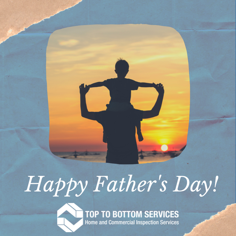 TopToBottomServ's tweet image. Happy Father's Day! Stay safe and enjoy time with your loved ones today! 😁 #happyfathersday #ttbservices #homeinspections