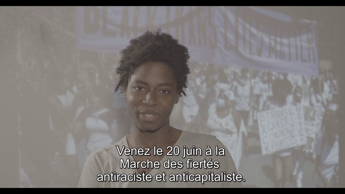 13h45 à 8 place de l'Opéra, Paris, pour une Marche des fiertés antiraciste et anticapitaliste.