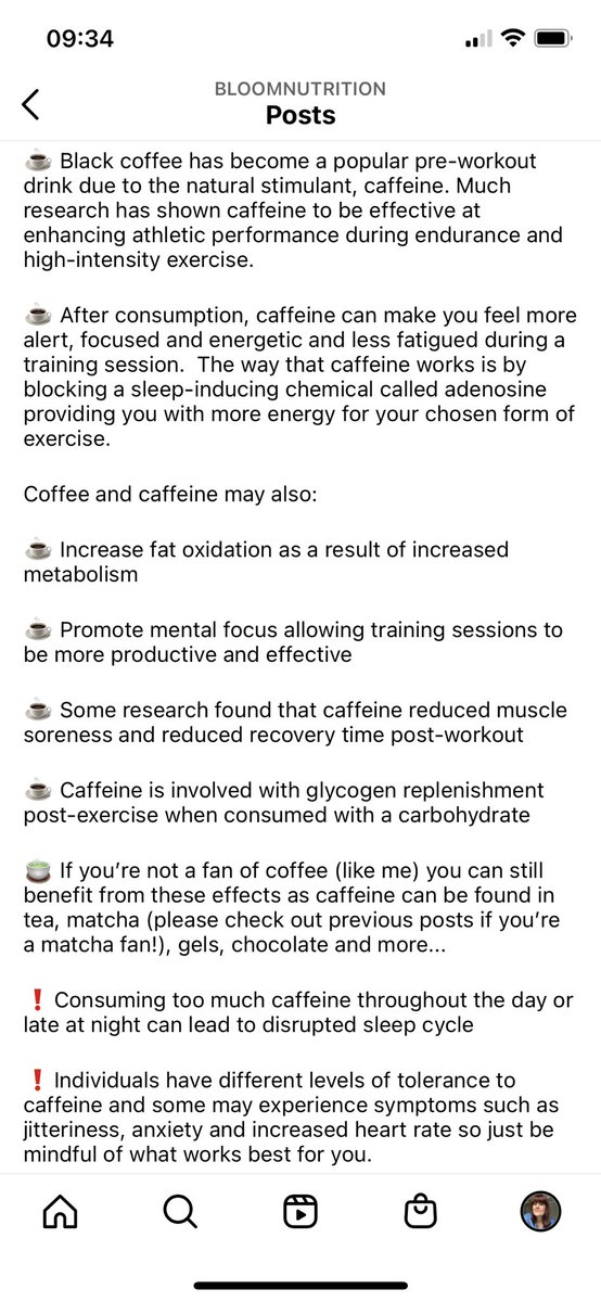 BloomNutrition's tweet photo. ☕️ Coffee &amp; Performance 🏃‍♀️ https://t.co/yKczw4WIJS