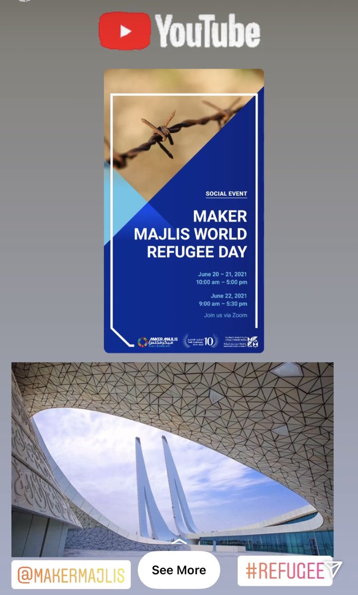 Mandy_Sanghera1's tweet photo. I have just spoken at #HamadBinKhalifaUniversity in #Qatar #MakerMajlis re #WorldRefugeeDay #asylumseekers #refugees #UASC @UNmigration @IOM_UK @UNHCRUK @HBKU @CILE_Center @QatarEmb_London please watch live ⬇️
https://t.co/JPE5O6hyKz
@UNESCO_MGIEP @tessy_de @critoe https://t.co/r3qGXoMChM
