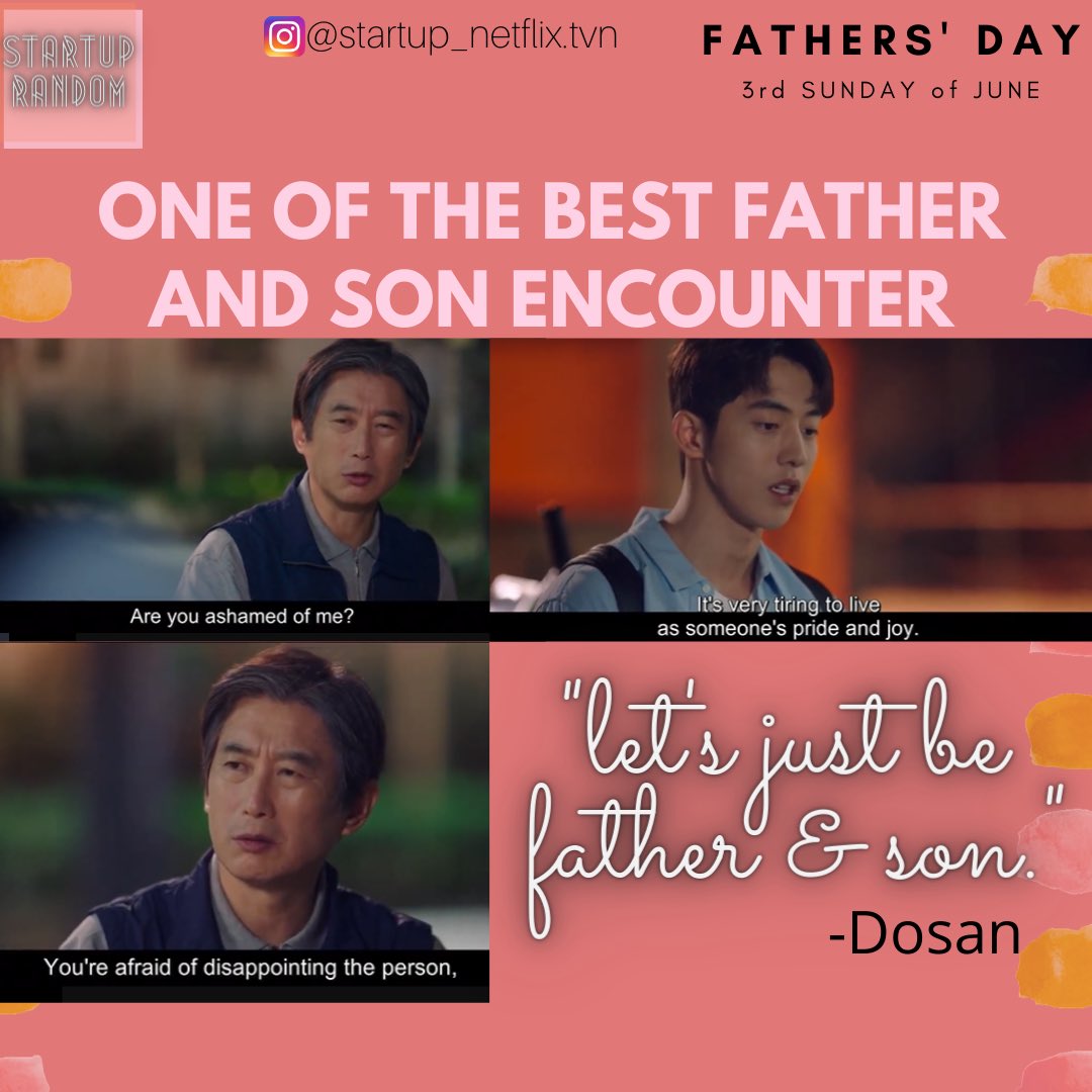 Nam Seong-Hwan, Dosan’s father—-Happy Dad’s Day ♥️♥️♥️ 

🔗 instagram.com/p/CQVeAV2NIPG/…

#StartUp #DodalDay #Dosan #Dalmi #Suzy #NamJooHyuk #KimWonHae #ParkHyeRyun #OhChoongHwan #StudioDragon #BaeSuzy #Dodal