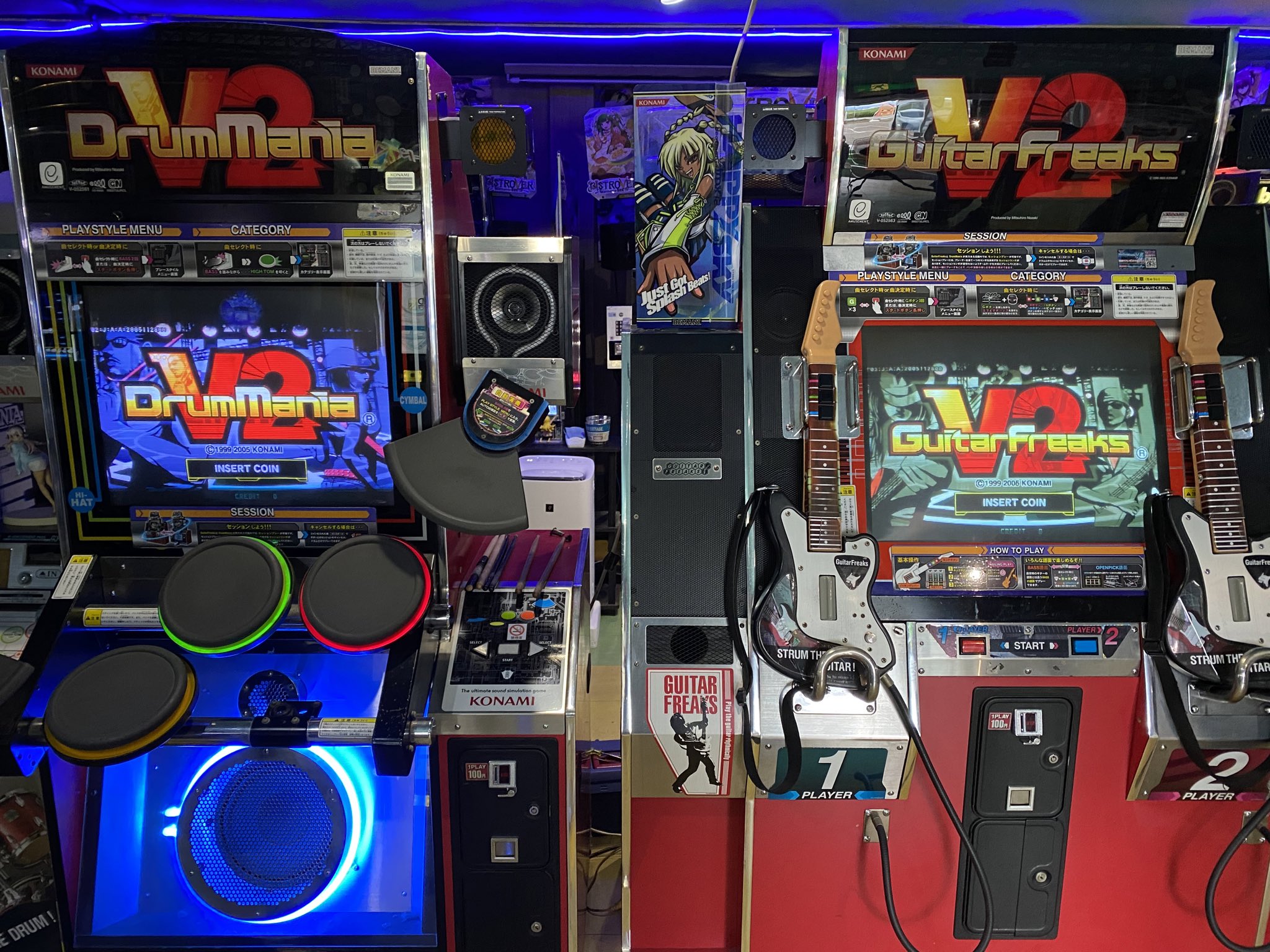 ドラムマニア ギター 筐体パネル 5枚セット 非売品　 drummania ドラムマニア ギター 筐体パネル 5枚セット 非売品 drummania ドラム