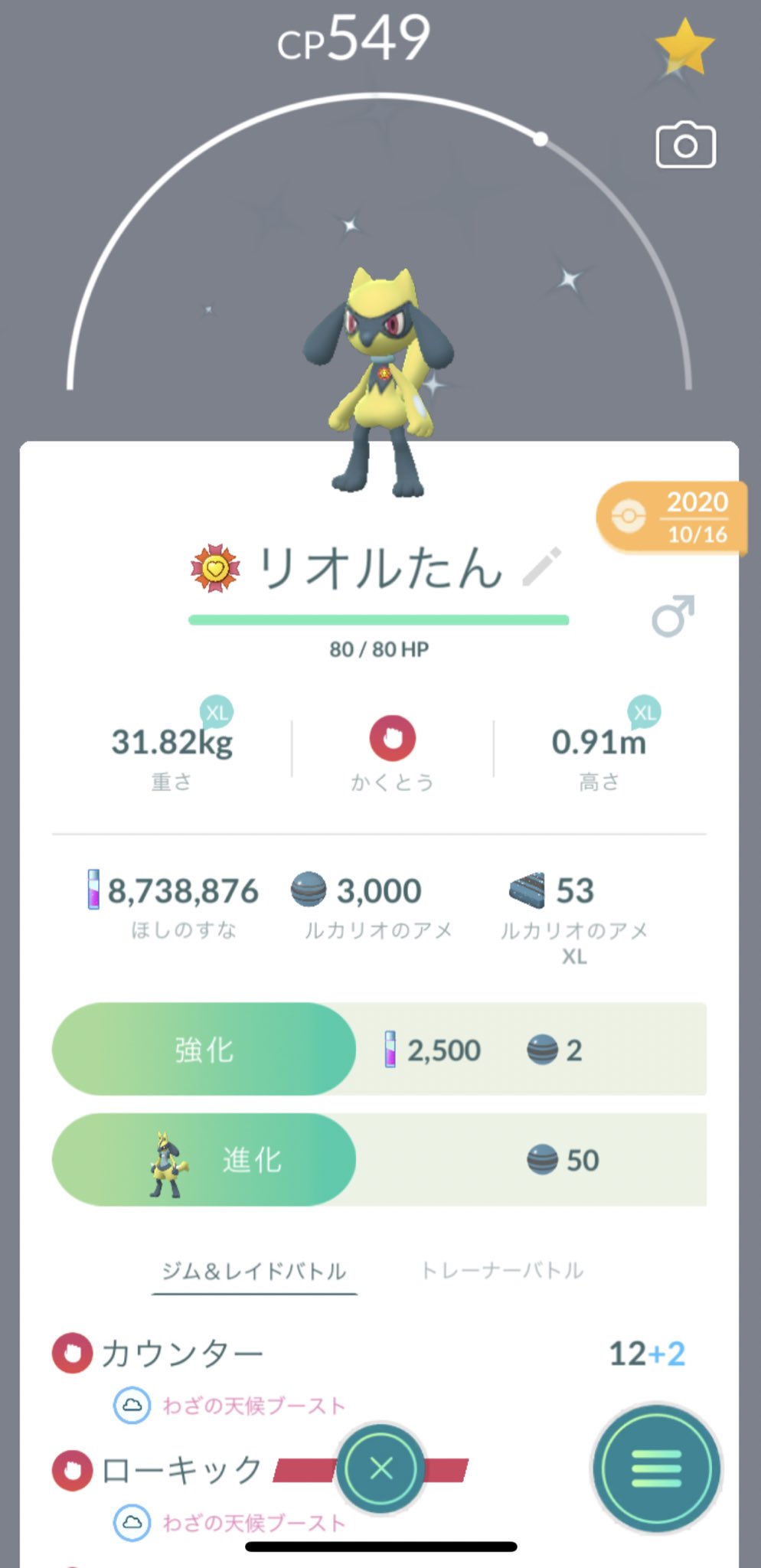 あまつき ついに ポケモンgoで目標にしていたメガルカリオ実装までにルカリオのアメ3000個 色違い2匹 100 ゲットを達成しました 無課金でここまで頑張れて嬉しく思います 次の目標はメガルカリオ分の色違いもう1匹なので これからも毎日 あまつき ついに ポケモンgoで目標にしていたメガルカリオ実装までにルカリオのアメ3000個 色違い2匹 100 ゲットを達成しました 無課金でここまで頑張れて嬉しく思います 次の目標はメガルカリオ分の色違いもう1匹なので これからも毎日