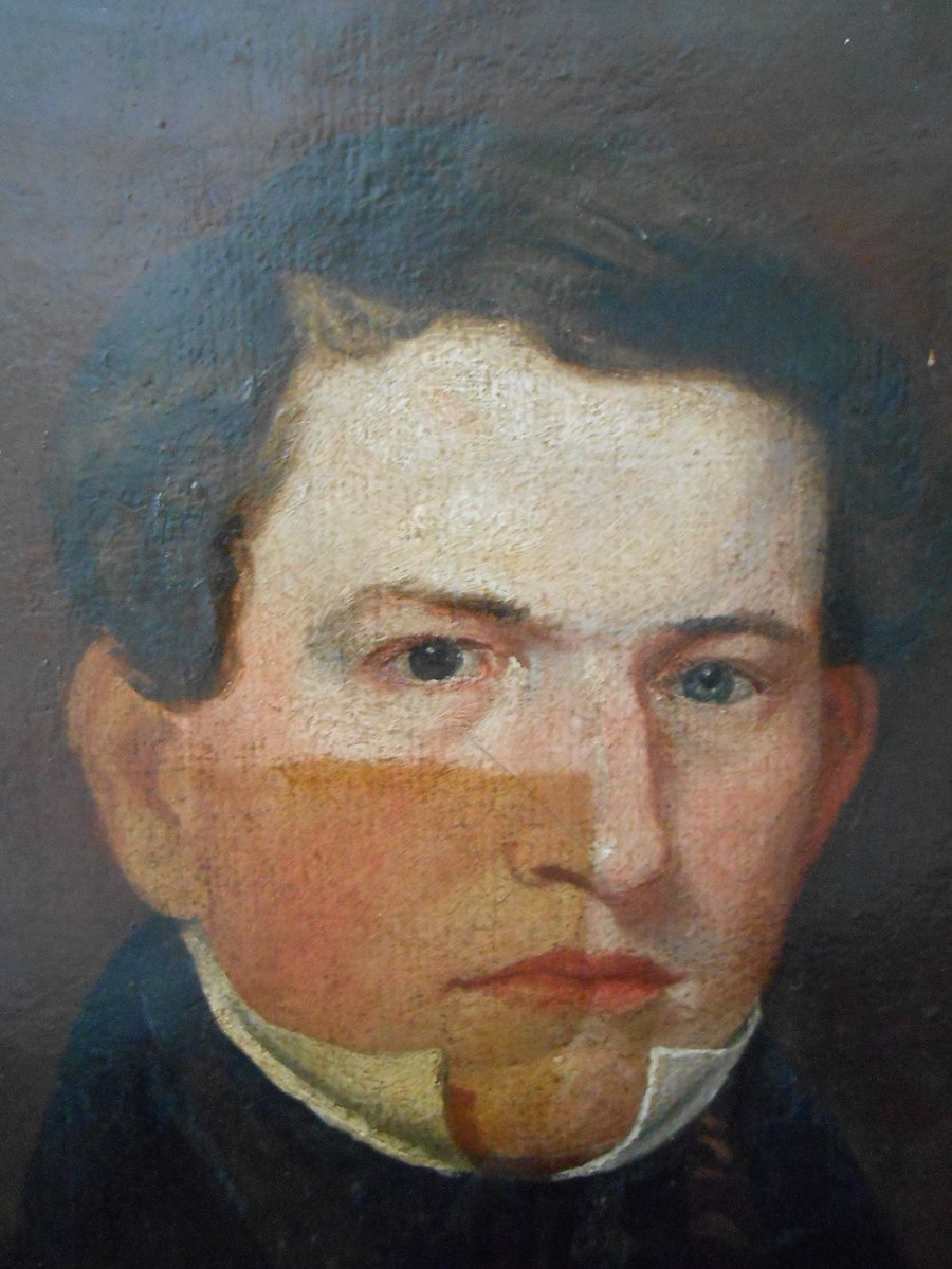 EskdaleR's tweet photo. He's going home.
#paintingrestoration
#framerestoration
#beforeduringafter https://t.co/3YSRN8HyG9