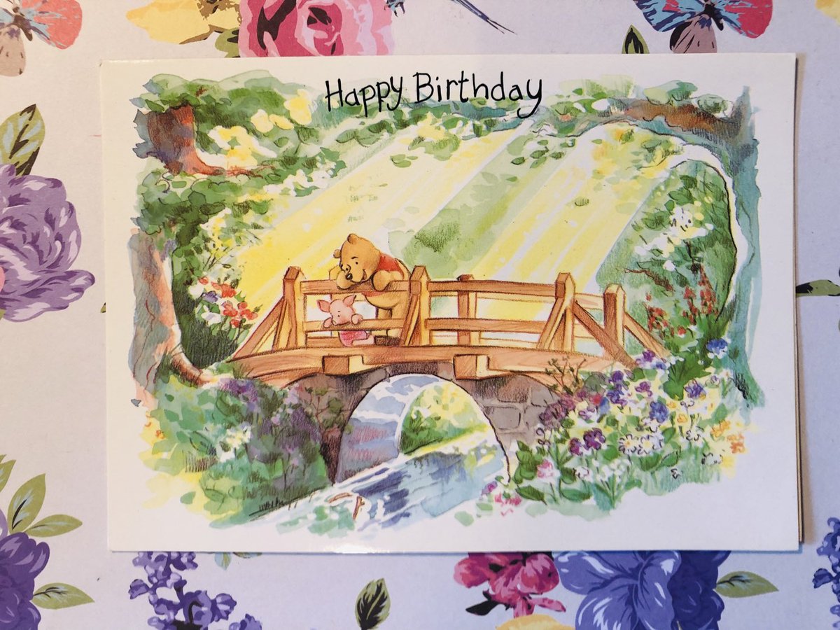 WatsonsVintage's tweet photo. NEW LISTING - Just £3.00 and only ONE of these FABULOUS Cards available in my #etsyshop : Vintage 1990s Disney Pooh Corner Blank 'Happy Birthday Card by ATHENA Cute Winnie-the-Pooh and Piglet Design #PoohLover #ACardToKeep https://t.co/EpF0qhdSM7 #Vintage #AthenaCard #PoohSticks https://t.co/9mBnoC8i8p