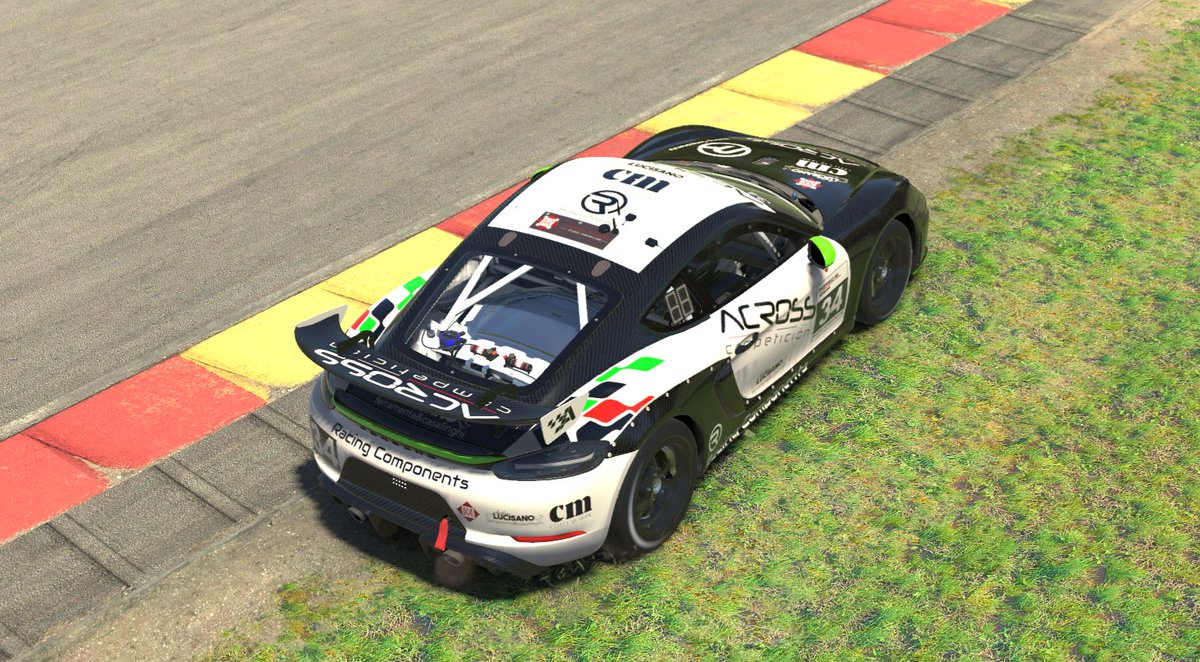 acrosscompeti's tweet photo. Asi luce de guapo nuestro nuevo Porche Cayman GT4. Con el que vamos  celebraremos el ascenso de categoria y posible victoria de campeonato en la LVE de @DriversparadeCb 
Con ganas ya de la ultima carrera este Lunes. 
Suerte a todos!! https://t.co/l3vOy52eln