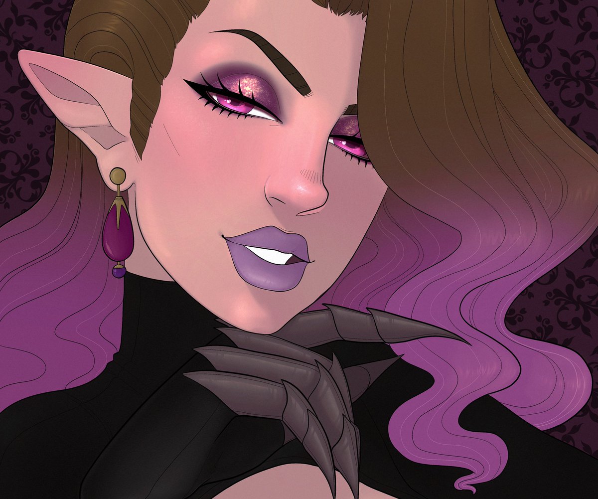 MekaCandy's tweet image. Crop of a phone background I did for @SirRaizBow recently! Sloooowly trying to ease back into artwork zhbushxhs//

#art #artwork #artist #digitalart #ArtistOnTwitter #drawing #illustration #conceptart