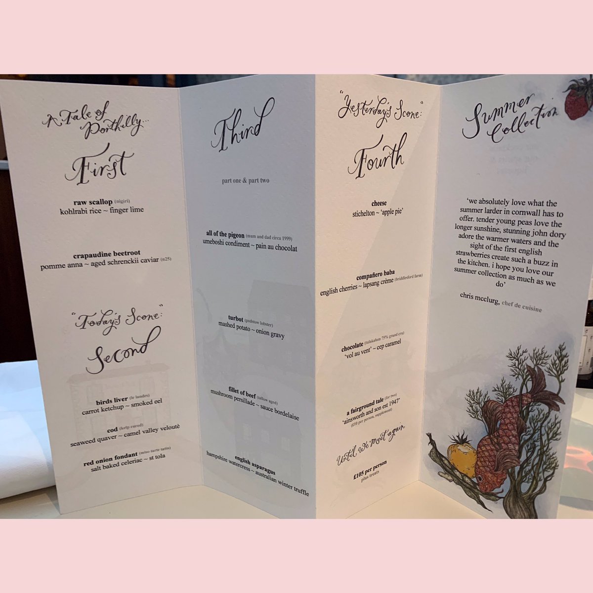 Simply outstanding food and service last night <a href="/No6Padstow/">No6 in Padstow</a> thanks to all the team for a truly memorable evening <a href="/PaulAinsw6rth/">The Ainsworth Collection</a>