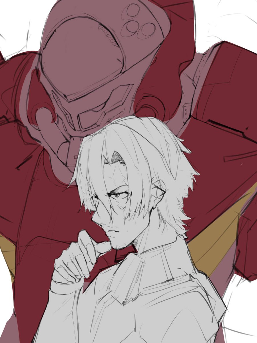 ギギのファンアートは多いのにガウマンのはあまり見ないので描きました。あんなに頑張ってたのにね… 